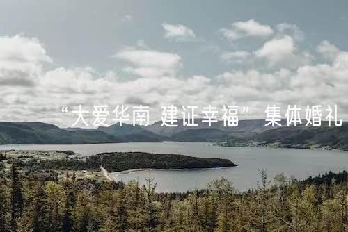 “大愛華南 建證幸?!奔w婚禮(圖1)