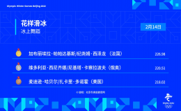 法國選手加布麗埃拉·帕帕達(dá)基斯/紀(jì)堯姆·西澤龍獲得花樣滑冰冰