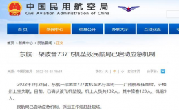 東航一架波音737客機在廣西墜毀