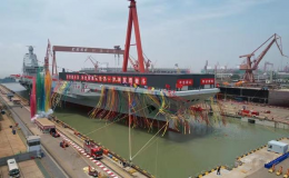 中國(guó)第三艘航空母艦17日下水 命名“福建艦”