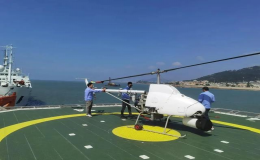 中國艦載無人直升機(jī)完成船載試飛