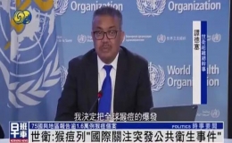  降低猴痘接觸風險 世衛(wèi)促男男性行為者減少性伴侶人數(shù)