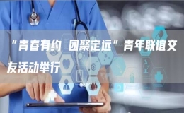 “青春有約 團(tuán)聚定遠(yuǎn)”青年聯(lián)誼交友活動舉行