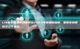 LIV高爾夫球系列賽將在2023年新增新加坡、墨西哥和西班牙三個(gè)賽站