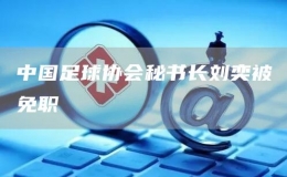 中國足球協(xié)會(huì)秘書長劉奕被免職