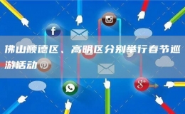 佛山順德區(qū)、高明區(qū)分別舉行春節(jié)巡游活動