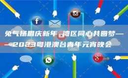 兔氣揚(yáng)眉慶新年 灣區(qū)同心共圓夢(mèng)——2023粵港澳臺(tái)青年元宵晚會(huì)