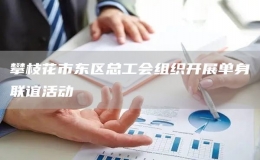 攀枝花市東區(qū)總工會(huì)組織開展單身聯(lián)誼活動(dòng)