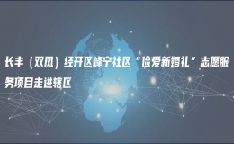長豐（雙鳳）經(jīng)開區(qū)峰寧社區(qū)“儉愛新婚禮”志愿服務(wù)項(xiàng)目走進(jìn)轄區(qū)