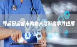 導游因游客未購物大罵游客事件進展