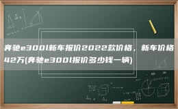 奔馳e300l新車報(bào)價(jià)2022款價(jià)格，新車價(jià)格42萬(wàn)(奔馳e300l報(bào)價(jià)多少錢一