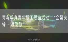 青島單身青年職工聯(lián)誼活動(dòng) “會(huì)聚良緣·遇見(jiàn)你”