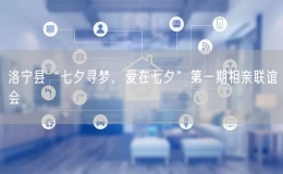 洛寧縣“七夕尋夢(mèng)，愛(ài)在七夕”第一期相親聯(lián)誼會(huì)