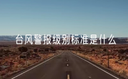 臺風(fēng)警報級別標(biāo)準(zhǔn)是什么（臺風(fēng)預(yù)警級別的詳細(xì)解讀）