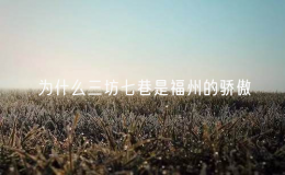 為什么三坊七巷是福州的驕傲？