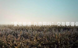 “愛在前進 九戀同行”交友聯(lián)誼會