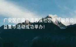 廣安區(qū)廣福街道西溪社區(qū)便民服務公益集市活動成功舉辦！