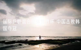 國際乒聯(lián)混合團體世界杯 中國擊敗韓國奪冠