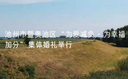 池州市暨貴池區(qū)“為愛減負·為幸福加分”集體婚禮舉行