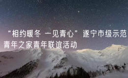 “相約暖冬 一見青心”遂寧市級示范青年之家青年聯(lián)誼活動