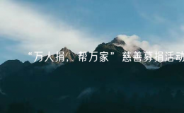 “萬人捐，幫萬家”慈善募捐活動