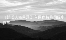 電影《人海同游》入圍鹿特丹國(guó)際電影節(jié)