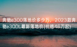 奔馳e300落地價(jià)多少萬，2023款奔馳e300L最新落地價(jià)(價(jià)格46萬起)