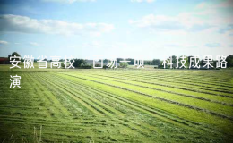 第一屆(2024)安徽省高?！鞍賵?chǎng)千項(xiàng)”科技成果路演活動(dòng)啟動(dòng)