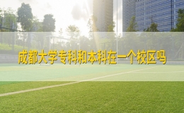成都大學(xué)?？坪捅究圃谝粋€校區(qū)嗎