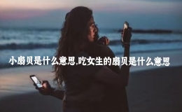 小扇貝是什么意思，吃女生的扇貝是什么意思